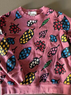 Stella McCartney kids sweatshirt "Spotty Leaves" size 6
